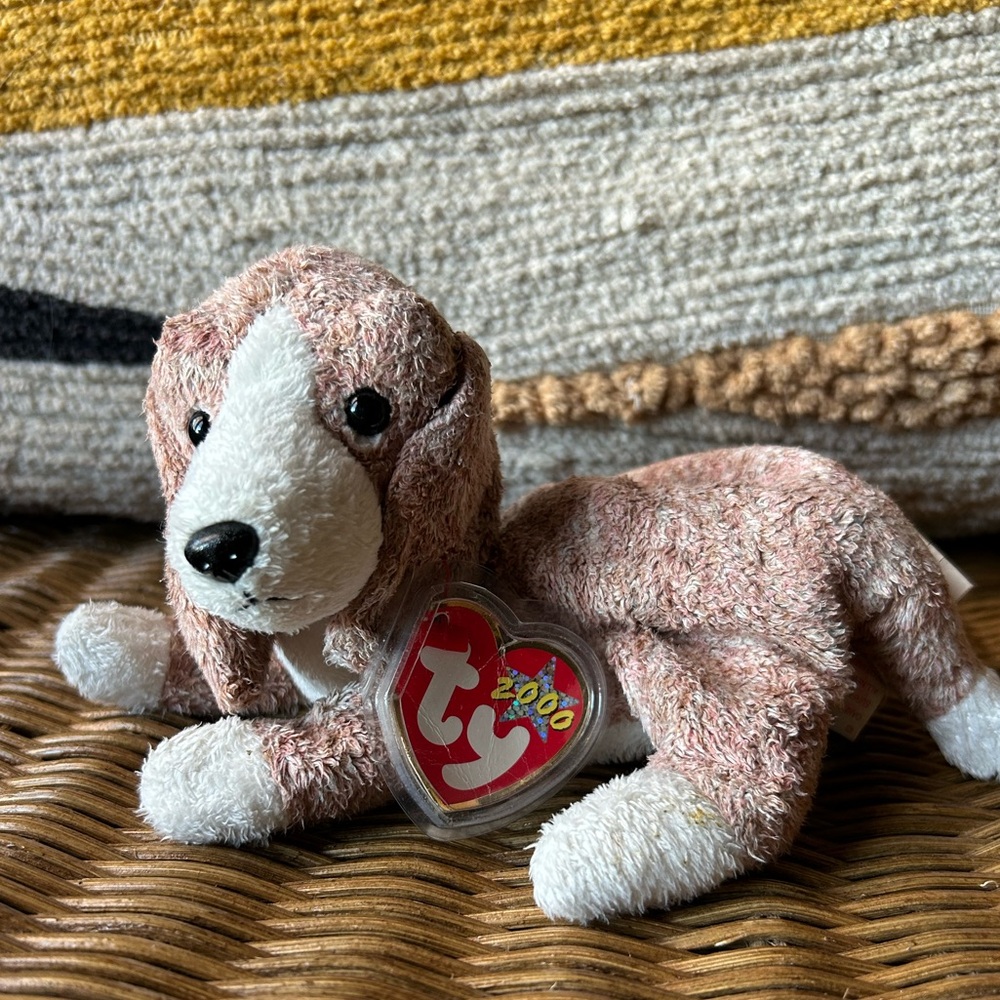 2/$20❤️- TOY | Ty Beanie Baby Sniffer the dog 2000